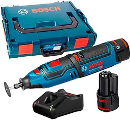 Акумуляторна бормашина Bosch GRO 12V-35 Professional в L-Boxx 102 з 2 акб GBA 12V 2 Ah та з/п GAL 12V-40
