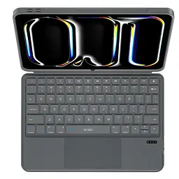 Клавіатура-чохол WIWU MK-005 3 in 1 for iPad Pro 13" (2024) Bluetooth Grey - мініатюра 7