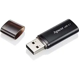 USB флеш-накопичувач Apacer AH25B 128GB USB-A 3.2 Black (AP128GAH25BB-1) [67398] - мініатюра 3