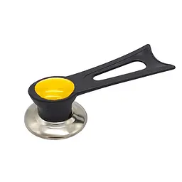 Ручка підставка для кришки каструлі сковороди 15.5 см, Kitchen Master Жовтий 86481 - мініатюра 3