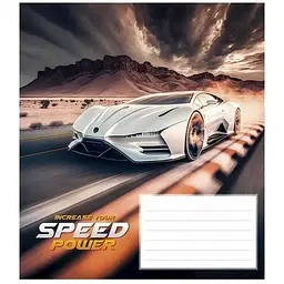 Зошит учнівський "Speed power" Star 024-3297K 24 аркушів Різнокольоровий