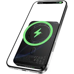 Зовнішній акумулятор Borofone BJ82 with MagSafe 5000mAh 10W Black [161172] - мініатюра 5