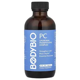 Холін (В-4) PC Liposomal Phospholipid Complex 118 мл BodyBio vit0004761