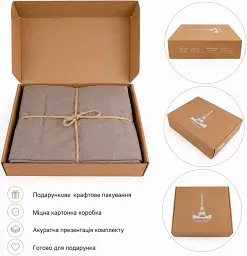 Постільна білизна Love You Варена бавовна мокко сімейна (ly63037) - мініатюра 6