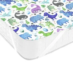 Непромокаючий наматрацник 70х120 COLORFUL DINO COSAS (4822052070932)