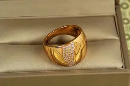 Кільце Xuping Jewelry Синай р 18 золотисте - мініатюра 2