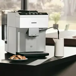 Siemens Кавомашина 1.9л, зерно+мелена, автомат.капучинатор, авторецептів - 10, білий - мініатюра 5