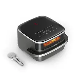 Tefal Мультипіч Tefal Easy Fry XL Surface, 2200Вт, чаша-4л, сенсорне керув., з віконцем, 10 програм, пластик, чорно-сірий - мініатюра 2