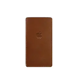 Шкіряний чохол для iPhone 13 Світло-коричневий - мініатюра 5
