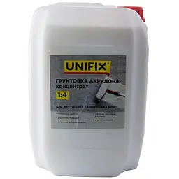 Грунтовка акрилова Unifix 10 кг x 1:4 концентрат