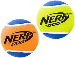 Тенісні м'ячі Nerf Dog Squeaker для собак з інтерактивною пищалкою, 2 шт. - мініатюра 2