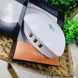 Зарядний пристрій - адаптер живлення 6 портів - Ldnio A6801 6 x USB 40W QC 3.0 150см - мініатюра 2