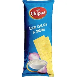 Чіпси Mr Chipas Sour Cream and Onion сметана і цибуля 75г (4820235280246)