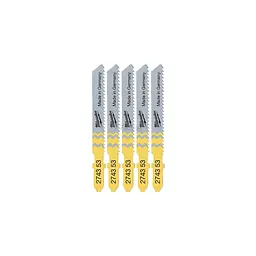 Полотна для лобзиків T101DP MILWAUKEE, 75х4,0мм, (5шт), (деревина, прямий різ) - мініатюра 2