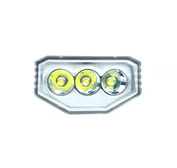 Велосипедна фара передня West Biking YP0701414 1000 Lm 3 Led чорний (G0001995) - мініатюра 3