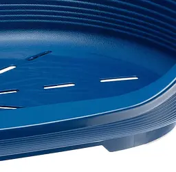 Пластиковий лежак для собак і котів Ferplast Siesta Deluxe 8 синій 82×59,5×25 см 70208914 - мініатюра 5