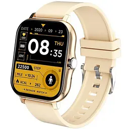 Смарт-годинник Smart Watch Y13 Bluetooth, встановлення власного фону. Колір золото