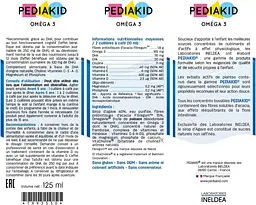 Сироп Омега-3 з холіном Pediakid Omega-3, 125 мл - мініатюра 2