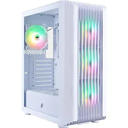 Корпус 1stPlayer H6-WH-4F7-W White [155737] - мініатюра 2