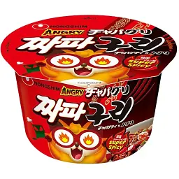 Локшина рамен Nongshim Chapaguri гостра в тарілці 114 г