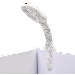 Закладка-ліхтарик Flexilight Rechargeable Класика Білі квіти, 14,7х3,6х1,3 см (FLRWF) - мініатюра 5