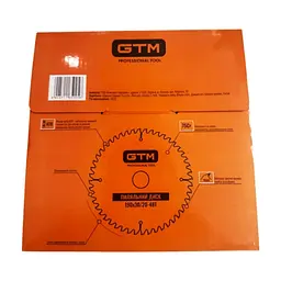 Диск пиляльний GTM 190×30мм, 48 зубів, по дереву (SBW-19048) - мініатюра 3