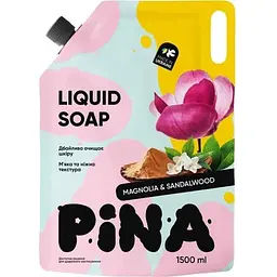 Мило рідке PINA 1,5л дой-пак Magnolia and sandalwood
