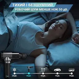 Перкусійний ручний масажер для тіла Pro Booster ударний вібраційний електромасажер (Y10) - мініатюра 4
