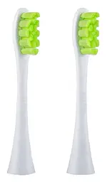 Насадки для зубної щітки Oclean Toothbrush Head for One SE Air X F1 White-Green 2шт P1S5