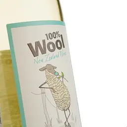 Уцінка. Вино 100% Wool Sauvignon Blanc Marlborough AOP біле сухе 0.75 л - мініатюра 3