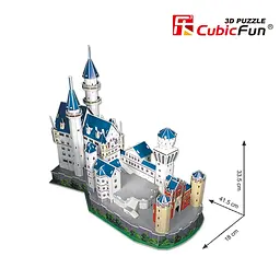 Пазл 3D CubicFun National Geographic Замок Нойшванштайн, 121 елемент (DS0990h) - мініатюра 3