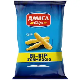Снекові кукурудзяні палички зі смаком сиру Amica Bi Bip Cheese 100 г