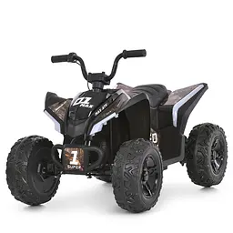 Квадроцикл дитячий 2 мотора 35W акумулятор 12V7-9Ah Bluetooth MP3 USB EVA колеса шкіряне сидіння камуфляж (M 6283EL-18)