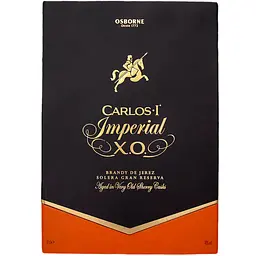 Бренді де Херес Carlos I Imperial XO 15 yo 40% 0.7 л - мініатюра 3