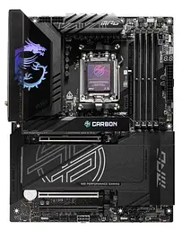 Материнська плата AM5 MSI MPG X870E CARBON WIFI, X870E, 4xDDR5, Int.Video (CPU), 4xSATA3, 4xM.2, 2xPCI-E 5.0x16, 1xPCI-E 4.0x16, ALC40 8126 5G + Realtek 8125 2.5G, HDMI/2xType-C, ATX - мініатюра 2
