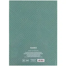 Книга записна Axent A4 Pattern, 96 аркушів, клітинка, бірюзова (8425-3-A) - мініатюра 5