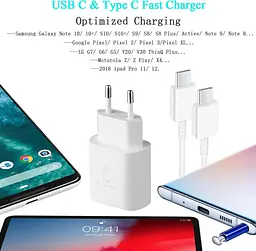Зарядний комплект KAIMENGLONG USB-C 25W PD з кабелем 1,5 м - мініатюра 8