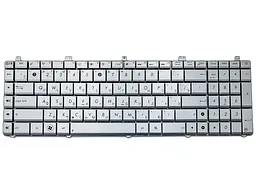 Клавіатура для ASUS N55, N75, N75SF, N55SF X5Q (RU Silver) (MP-11A13SU69202 0KNB0-7200RU00) - мініатюра 3