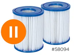 Змінний картридж для фільтр насоса Bestway 58094 тип «II» 2 шт.