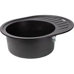 Кухонна мийка Lidz 620x500/200 BLM-14 чорний металік (LIDZBLM14620500200) - мініатюра 2