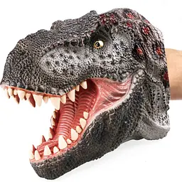 Іграшка-рукавичка Тиранозавр коричневий Same Toy det0018481 - мініатюра 3