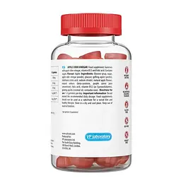 Яблучний оцет та вітамін В12, В9 VPLab UltraVit Apple Cider Vinegar, 60 желейок для підтримки травлення - мініатюра 3