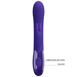 Вібратор - Pretty Love Cerberus Licking Vibrator Blue - мініатюра 4