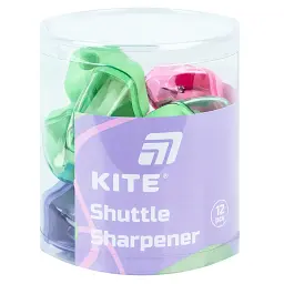 Набір точилок Kite з контейнером Shuttle в асортименті 12 шт. (K26-1017)
