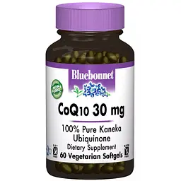 Коензим Q10 Bluebonnet Nutrition CoQ10 30 мг 60 гелевих капсул