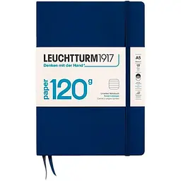 Блокнот Leuchtturm1917 120G Edition Середній Темно-синій Лінія (372384)