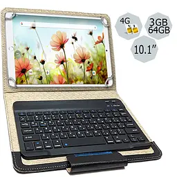 Планшет-телефон Adronix MT Pad 364 LTE 3/64 Red + Чохол із Bluetooth клавіатурою - мініатюра 2