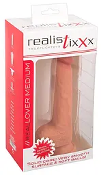 Фалоімітатор Realistixxx Real Lover Medium 21.7 см тілесний - мініатюра 8