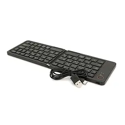 Клавіатура бездротова Voltronic B023, розкладна, 67 клавіш, (Eng/Pyc), 2.4G, 280x92mm, Black, Box - мініатюра 3