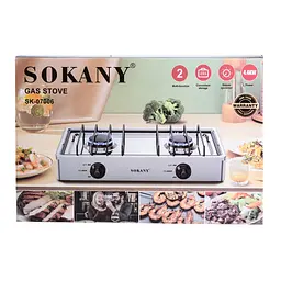 Настільна газова плита Sokany SК-07006 - мініатюра 5
